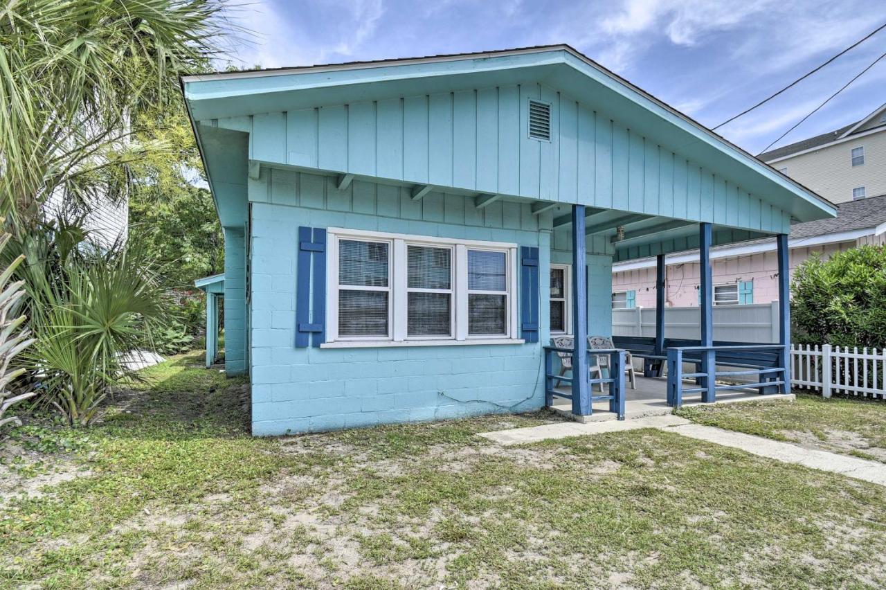 Bright Myrtle Beach Bungalow Steps To The Beach! Εξωτερικό φωτογραφία